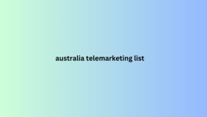 australia telemarketing list