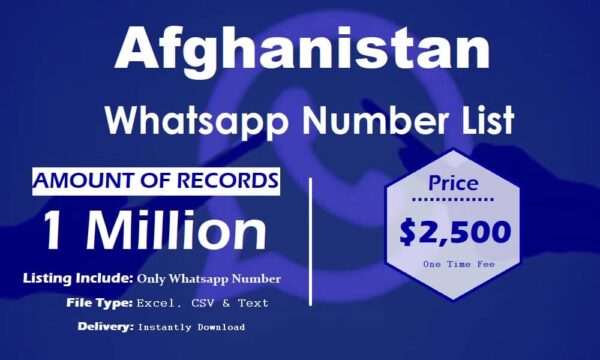 Afghanistan Whatsapp Resource 3 Million