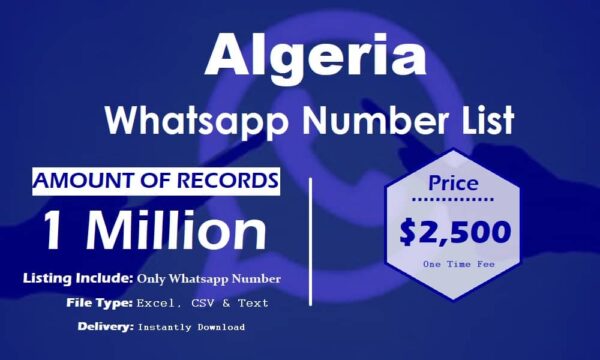 Algeria Whatsapp Resource 1 Million