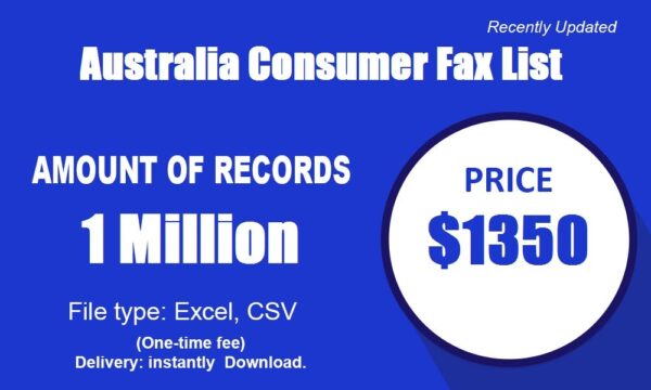 Australia Consumer Fax List Trial