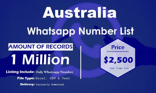 Australia Whatsapp Resource 500K