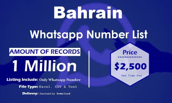 Bahrain Whatsapp Resource 5 Million