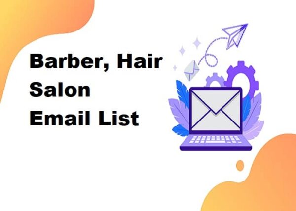 Barber, Hair Salon Consumer Email List