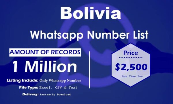 Bolivia Whatsapp Resource 500K