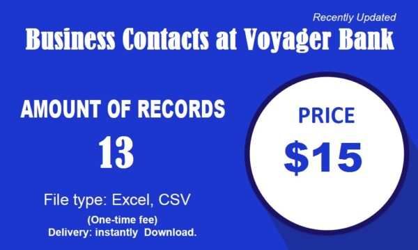 Business Contacts at Voyager Bank