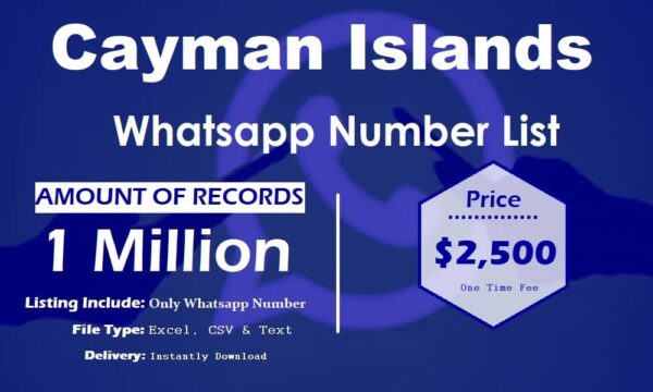 Cayman Islands Whatsapp Resource 5 Million