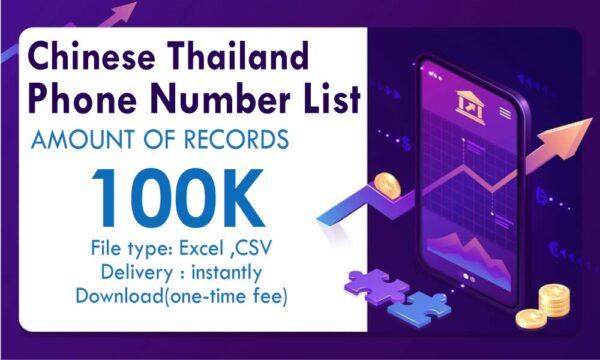 Chinese Thailand Number Database Business Order