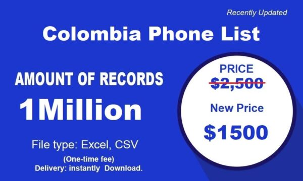 100K  Colombia Number Database