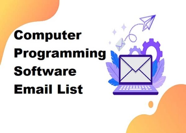 Computer Programming Software Consumer Email List