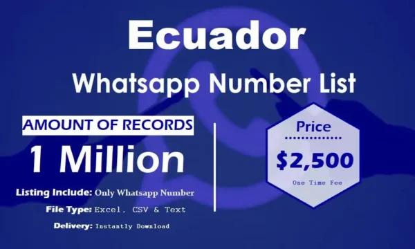 Ecuador Whatsapp Resource 100K