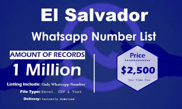 El Salvador Whatsapp Resource 50K