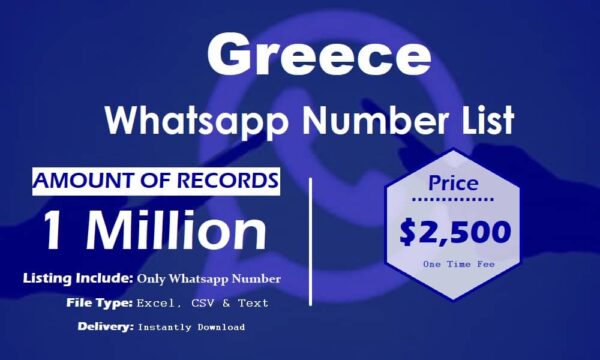 Greece Whatsapp Resource 100K