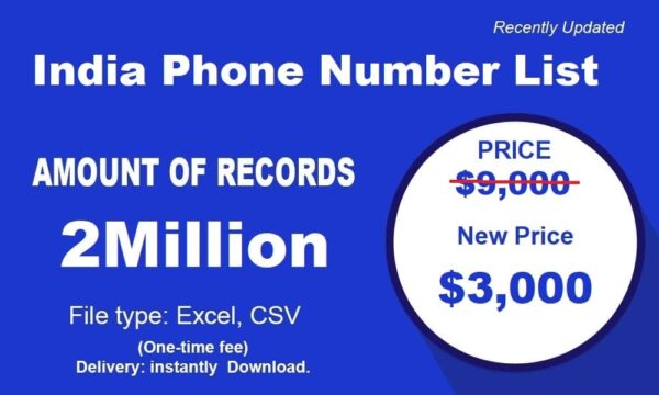 1 Millions  India Number Database