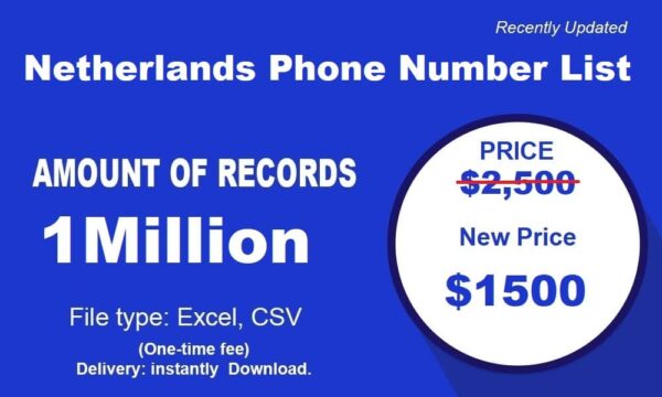 1  Million Full  Netherlands Number Database