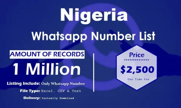 Nigeria Whatsapp Resource 5 Million