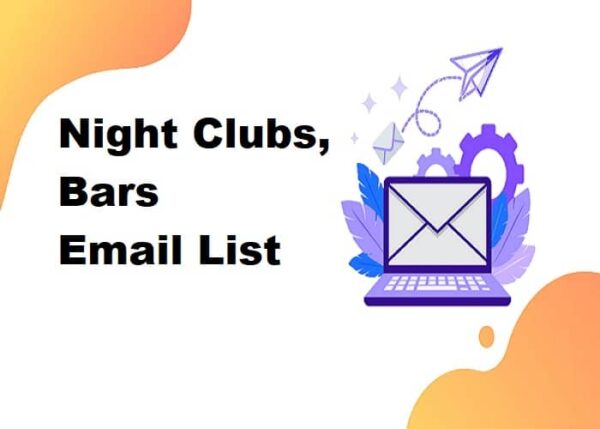 Night Clubs, Bars Consumer Email List