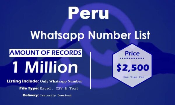 Peru Whatsapp Resource 5 Million