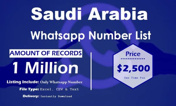 Saudi Arabia Whatsapp Resource 1 Million