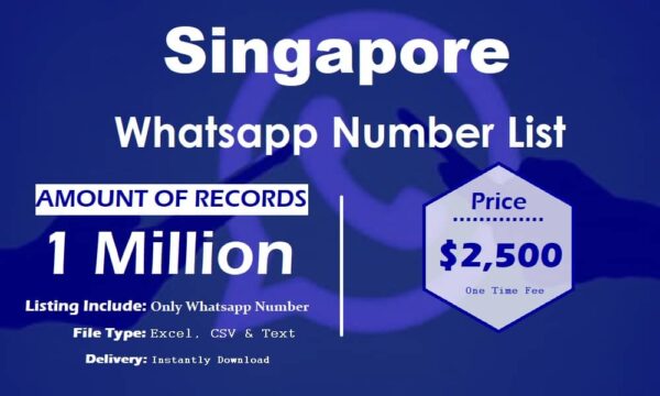 Singapore Whatsapp Resource 500K