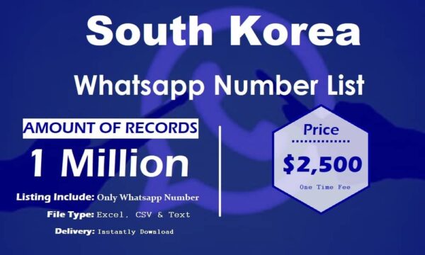 South Korea Whatsapp Resource 5 Million