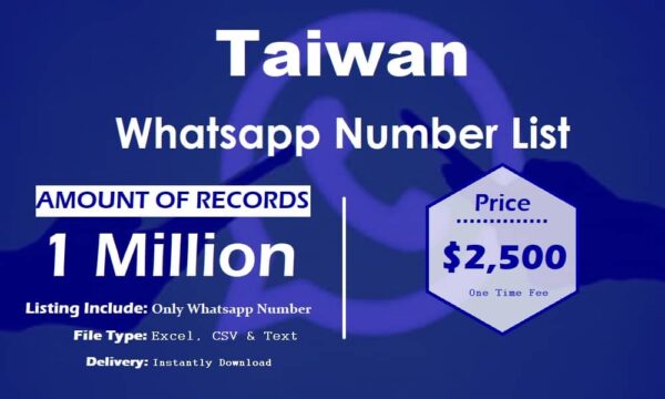 Taiwan Whatsapp Resource 500K