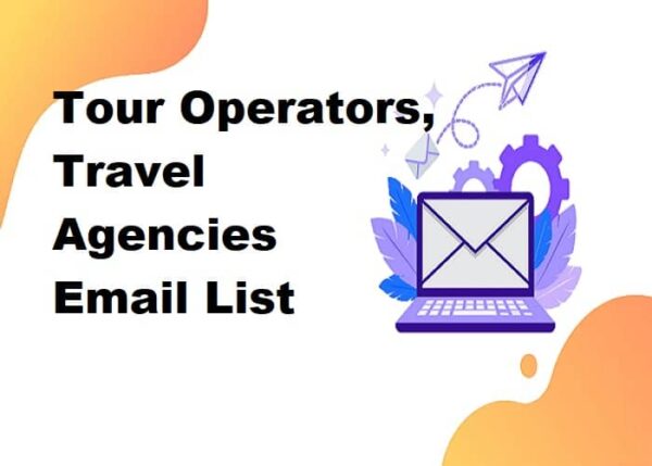 Tour Operators, Travel Agencies Consumer Email List