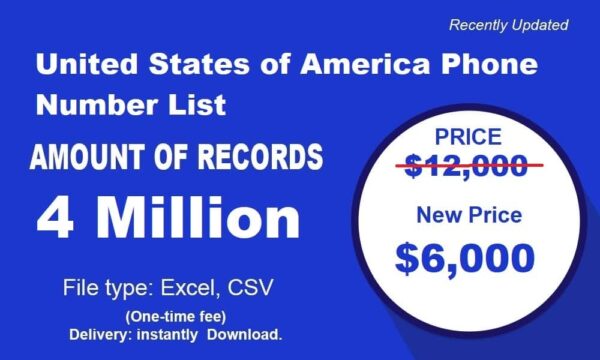 1 Million  USA Number Database