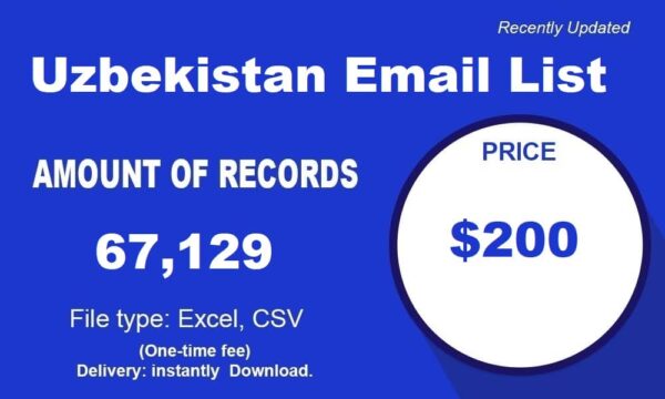 Uzbekistan Consumer Consumer Email List