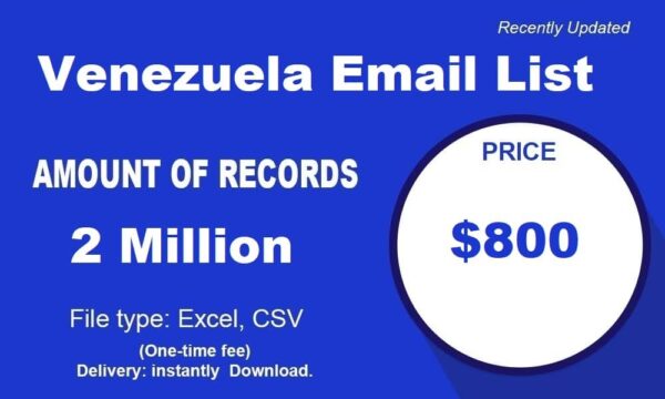 Venezuela Consumer Email Address Lists