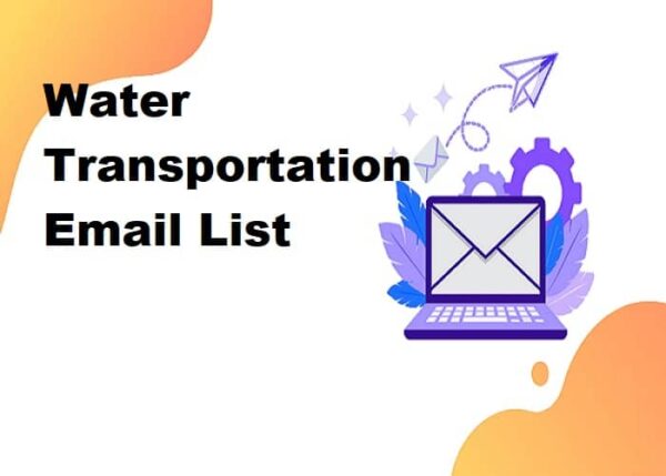 Water Transportation Consumer Email List