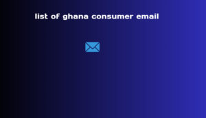 list of ghana consumer email