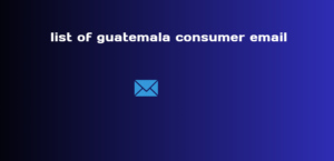 list of guatemala consumer email