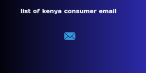 list of kenya consumer email