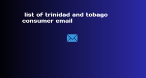 list of trinidad and tobago consumer email